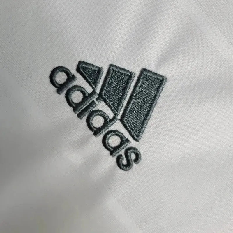 Camisa Real Madrid Home Retrô 2013/14 - Torcedor Masculina Branca Manga Longa - Netmantos