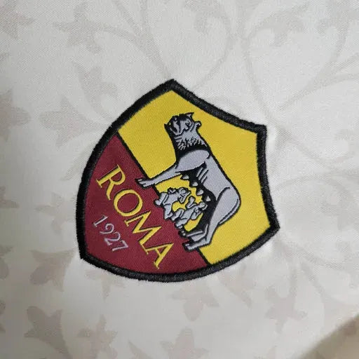 Camisa Roma Away 23/24 - Torcedor Masculina Bege - Netmantos