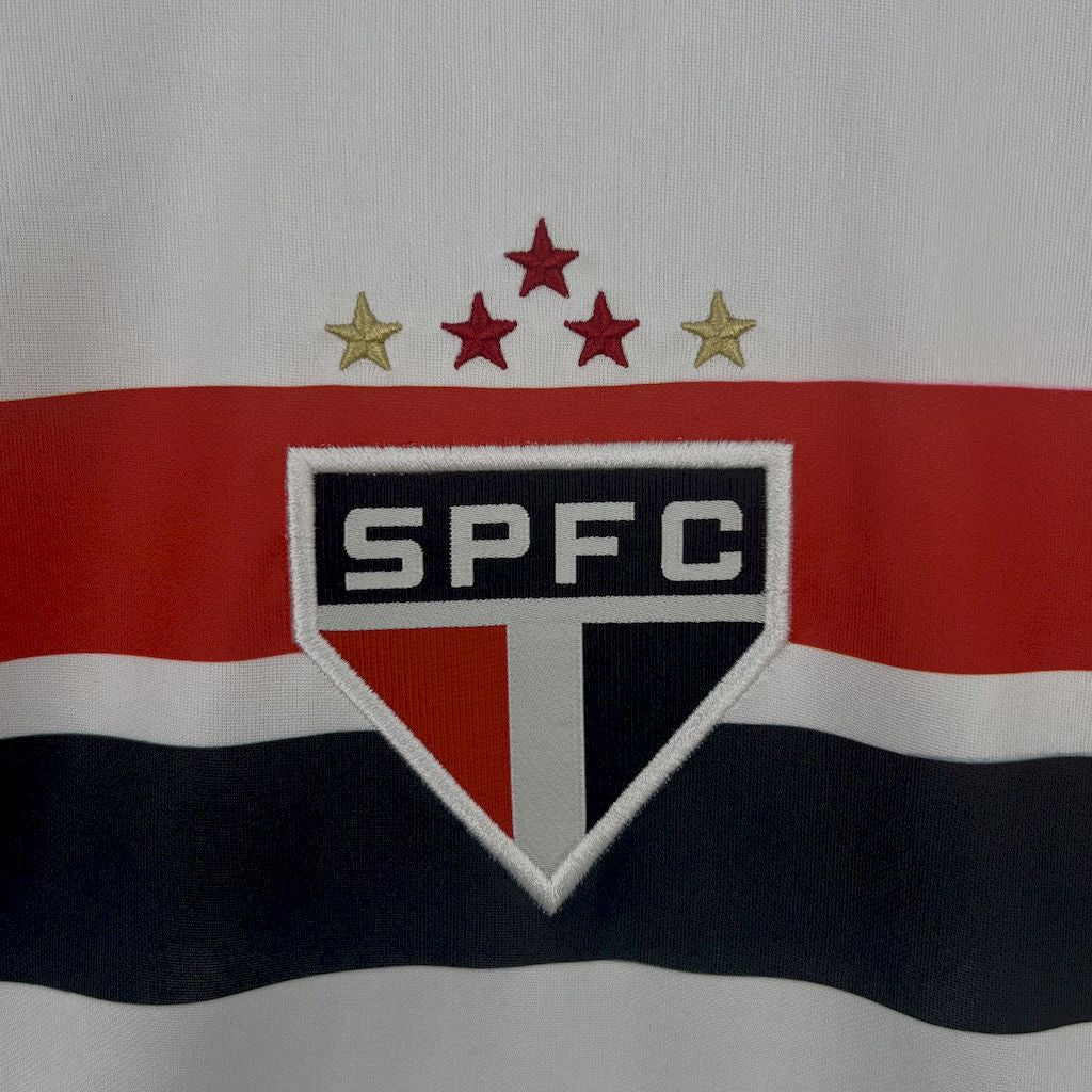 Sao Paulo Home Shirt 25/26 - Women's White Fan Shirt