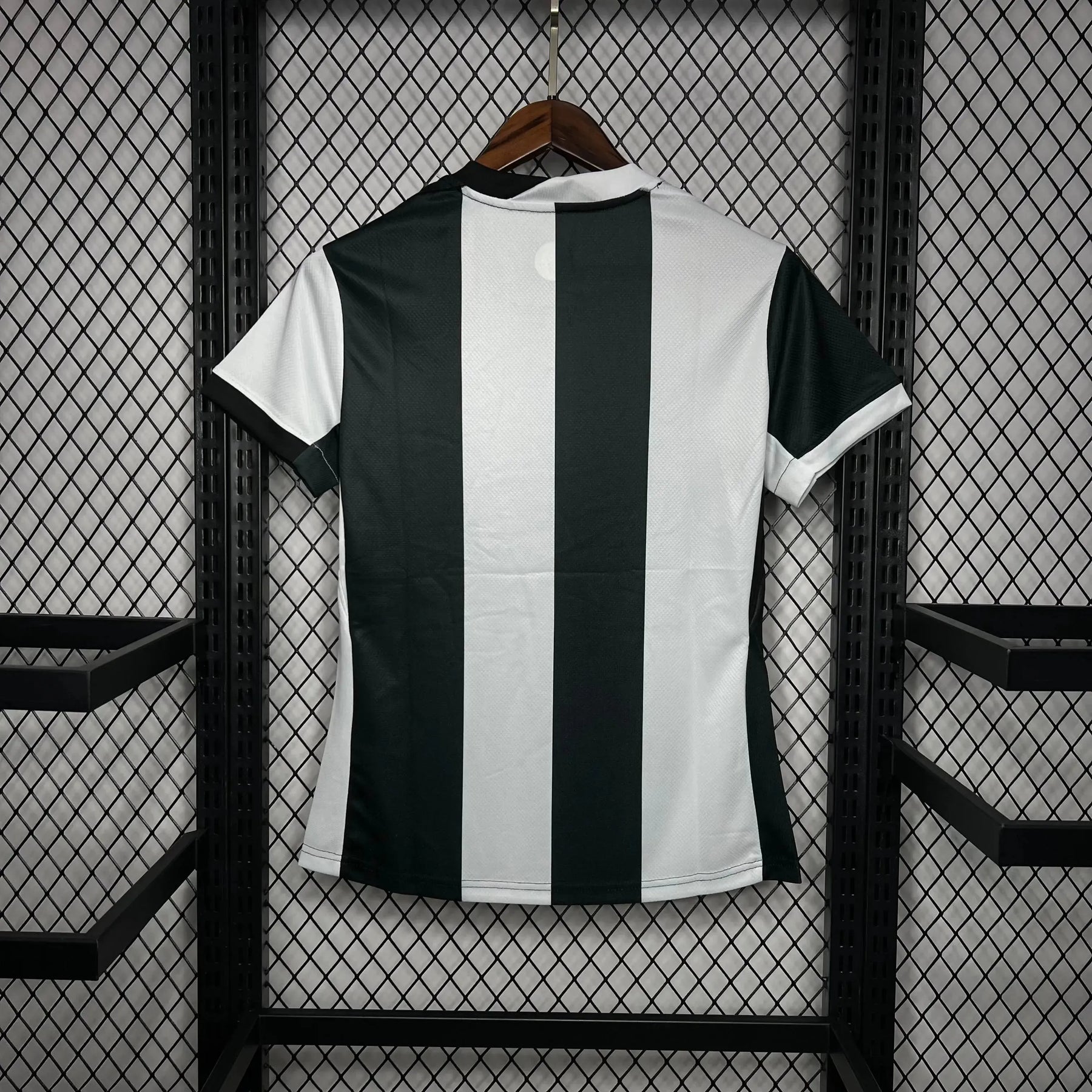 Camisa Timão Third Away 24/25 - Torcedor Feminina Preta e Branca Listrada - Netmantos