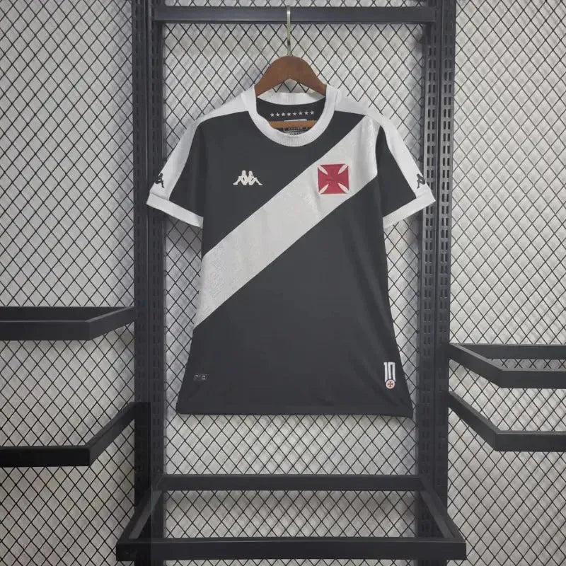 Camisa Vasco Home 24/25 - Torcedor Feminina Preta - Netmantos