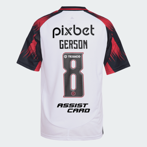Flamengo Away Shirt 25/26 - Men's Player White + Sponsorships