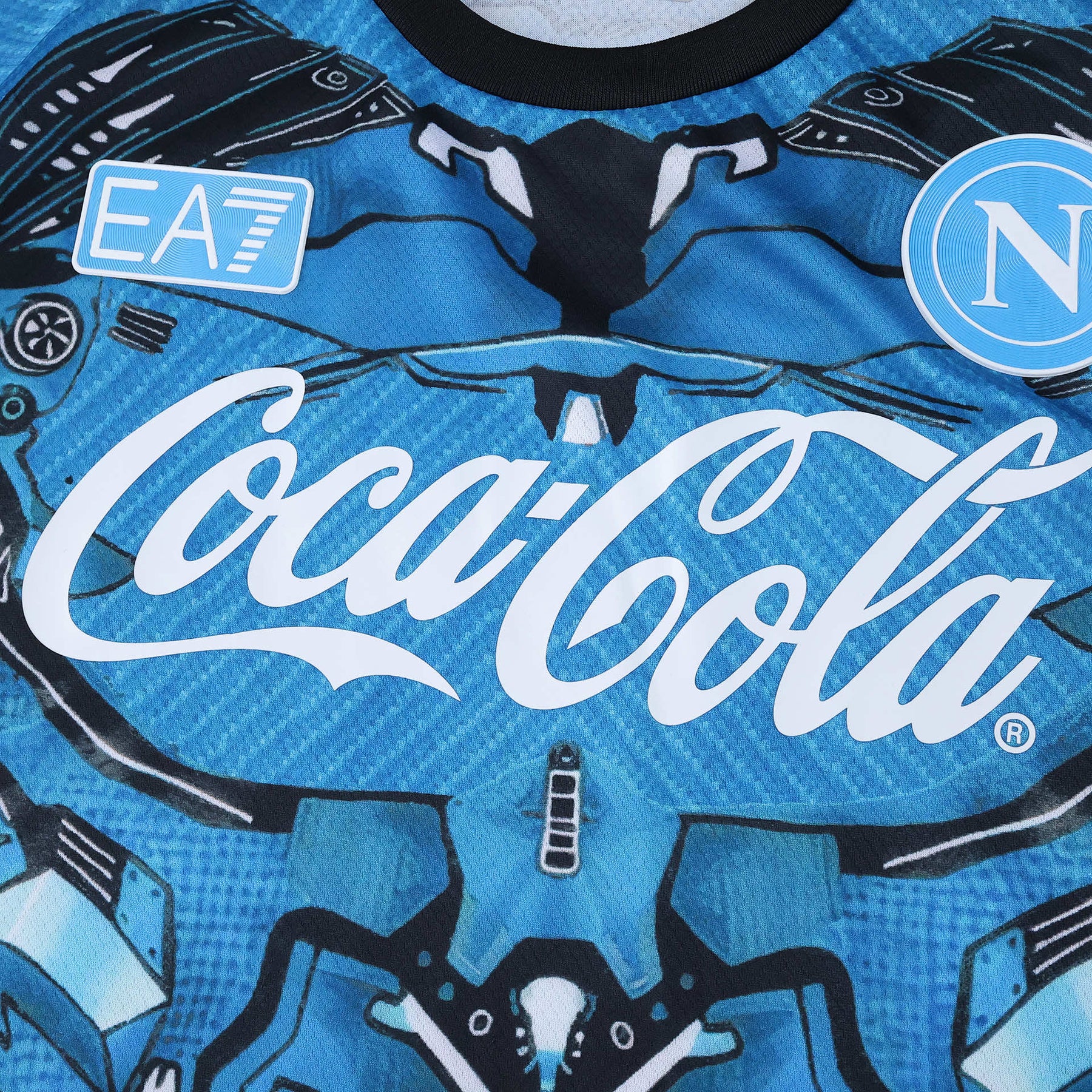 Napoli Training Shirt 2 25/26 - Men's Fan Blue