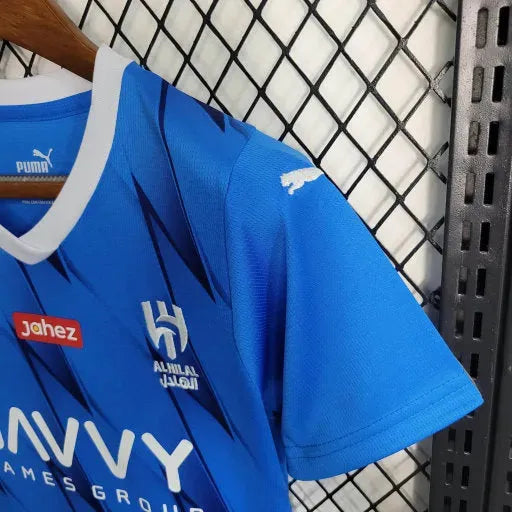 Camisa Al-Hilal Home 23/24 - Torcedor Infantil Azul - Netmantos