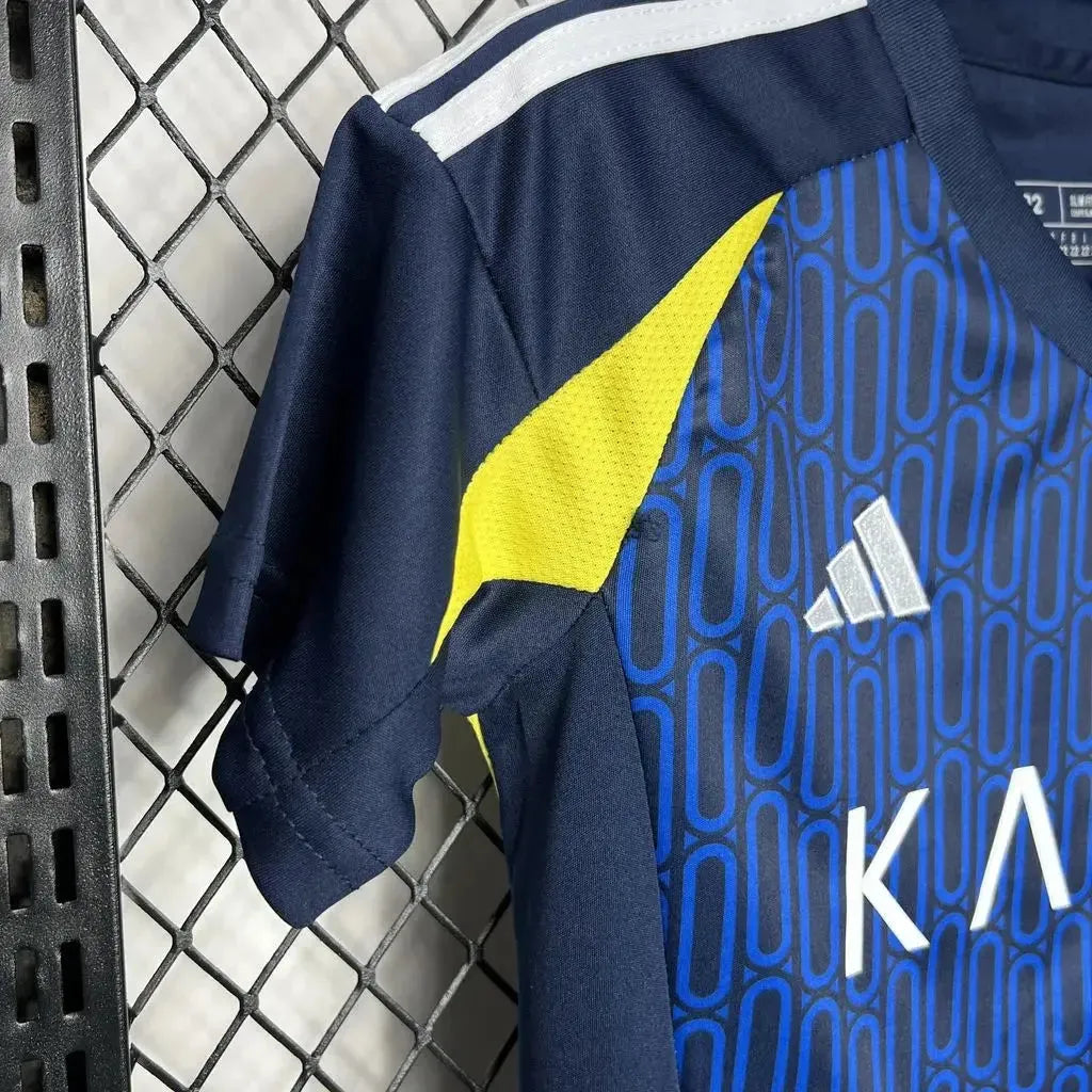 Camisa Al-Nassr Away 24/25 - Torcedor Infantil Azul - Netmantos