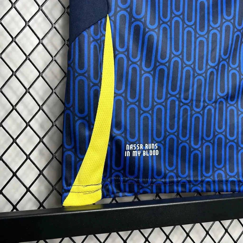 Camisa Al-Nassr Away 24/25 - Torcedor Infantil Azul - Netmantos