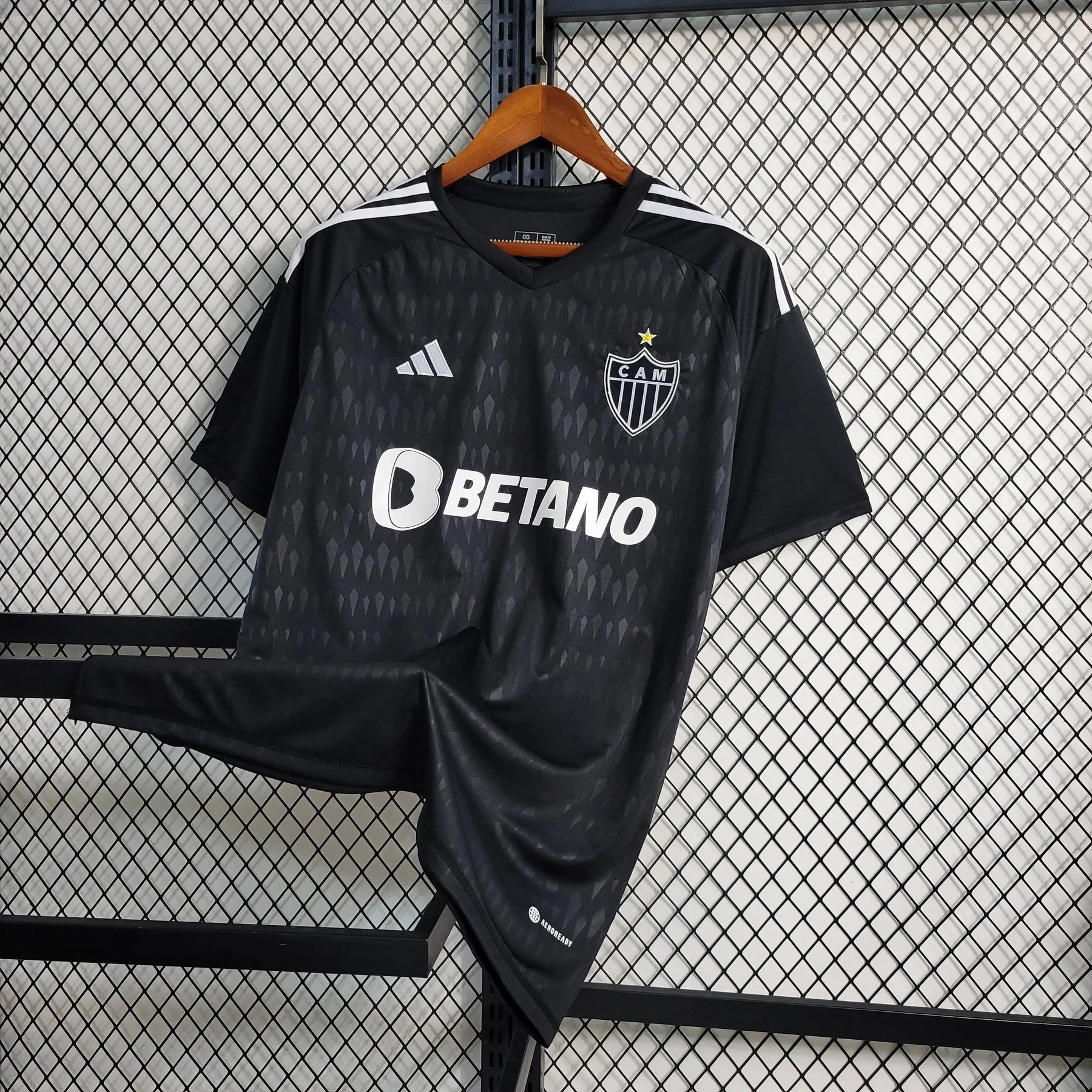 Camisa Atlético Mineiro Goleiro 23/24 - Torcedor Masculina Preta - Netmantos