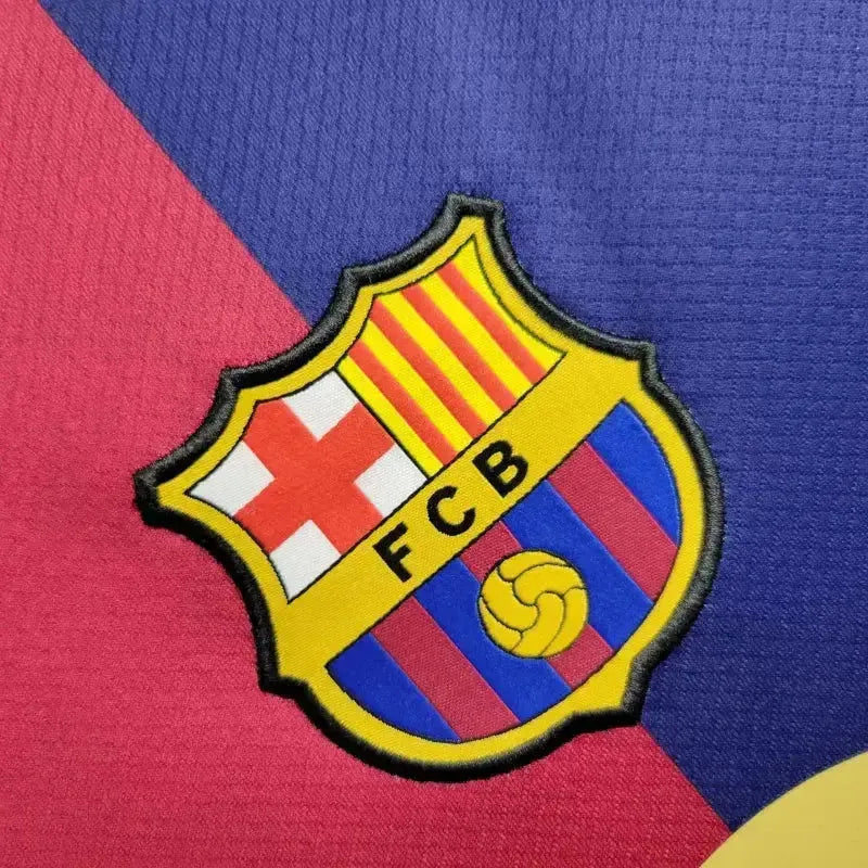 Camisa Barcelona X Travis Scott 24/25 - Torcedor Masculina Azul e Vermelha - Netmantos
