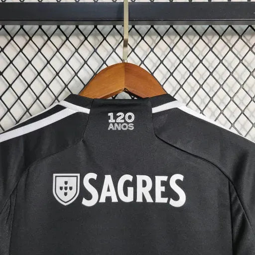 Camisa Benfica Away 23/24 - Torcedor Infantil Preta - Netmantos