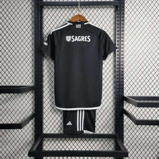 Camisa Benfica Away 23/24 - Torcedor Infantil Preta - Netmantos