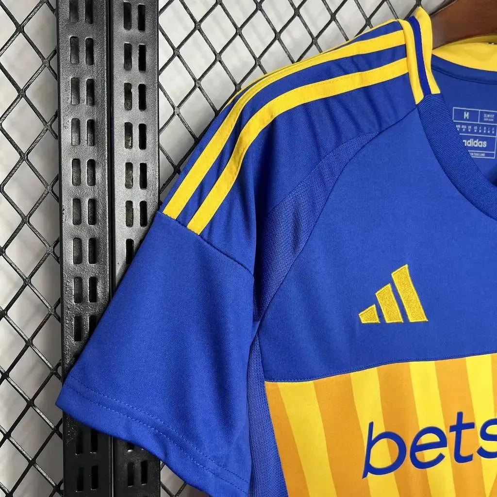 Camisa Boca Juniors Home 24/25 - Torcedor Masculina Azul e Amarela - Netmantos