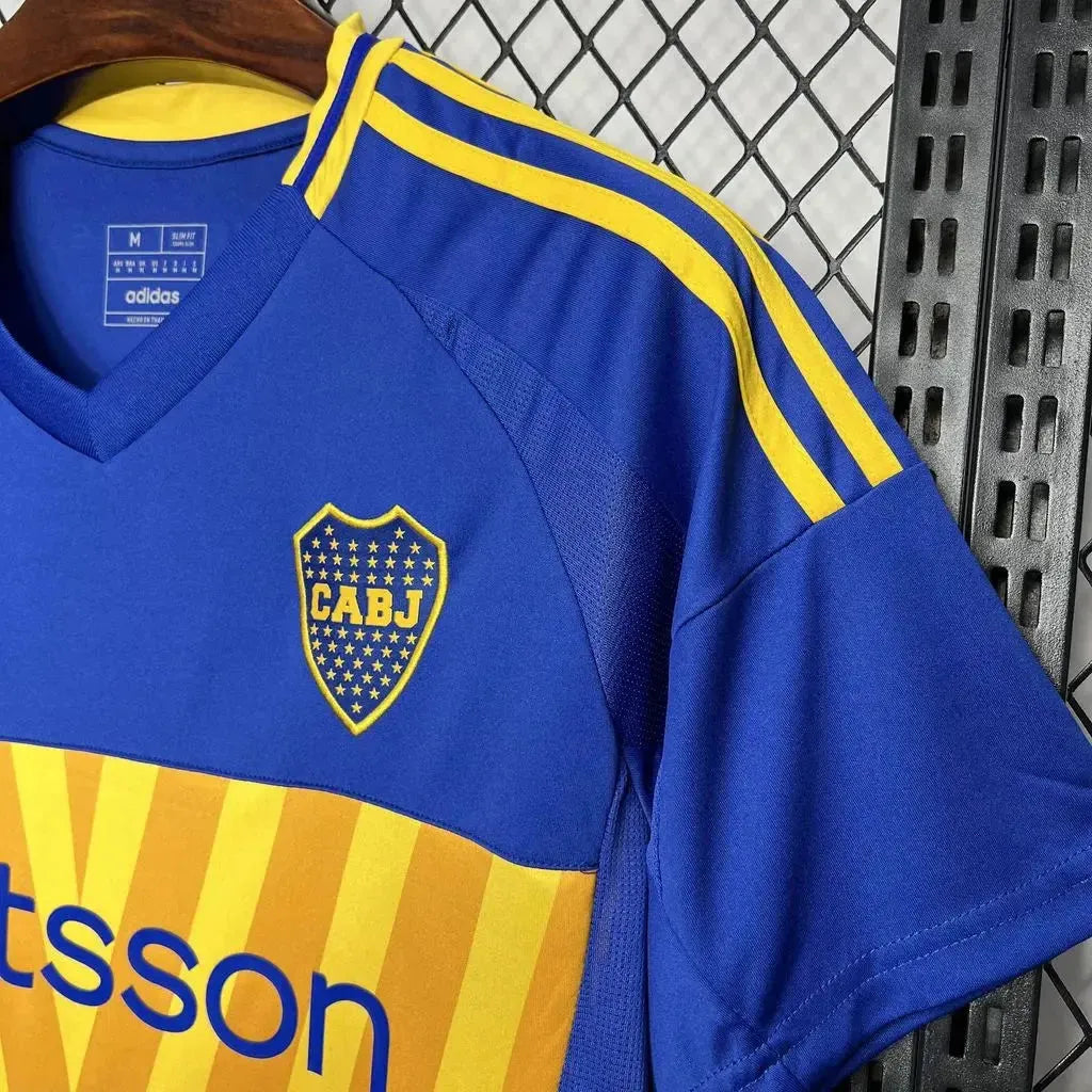 Camisa Boca Juniors Home 24/25 - Torcedor Masculina Azul e Amarela - Netmantos