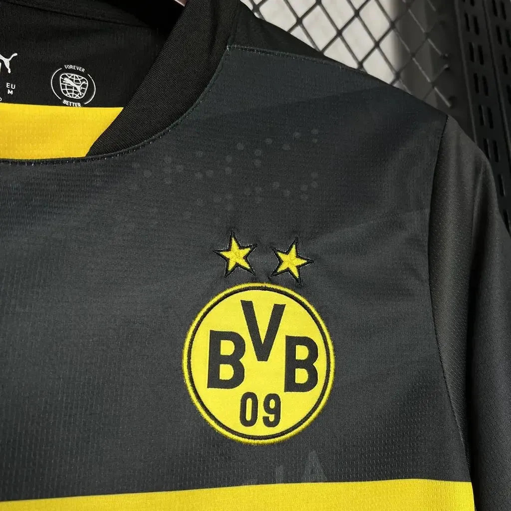 Camisa Borussia Dortmund Away 24/25 - Torcedor Masculina Preta - Netmantos