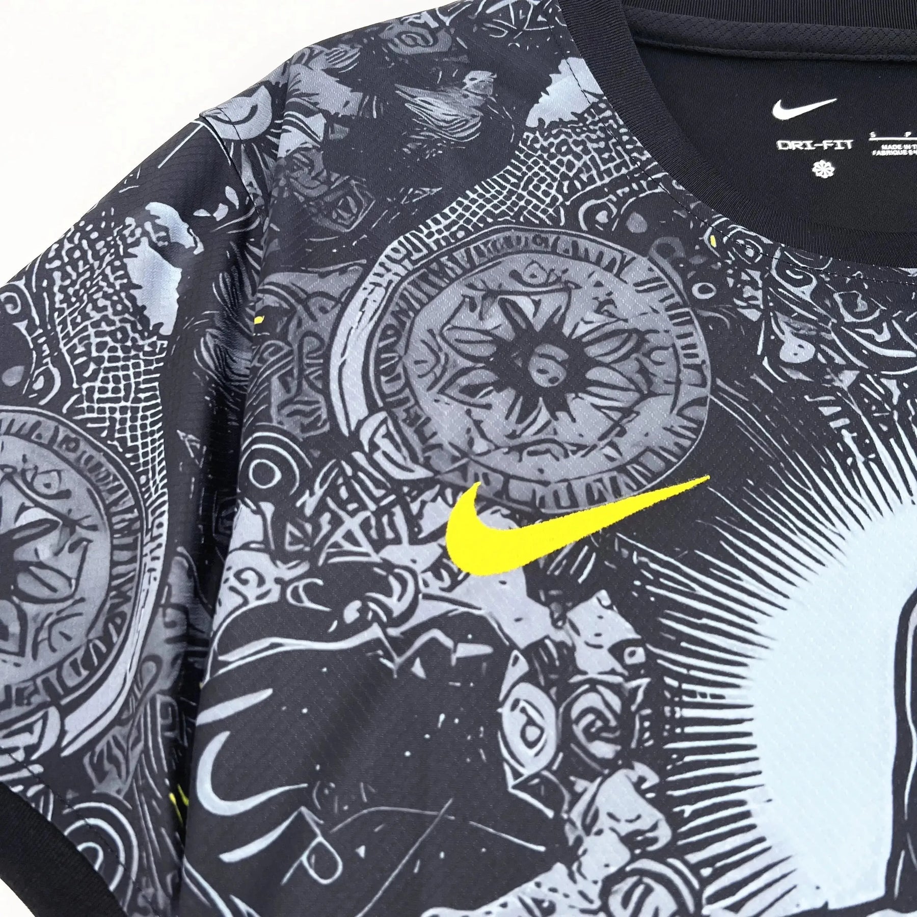 Camisa Brasil Edição Especial Cristo Redentor - Torcedor Masculina Preta - Netmantos