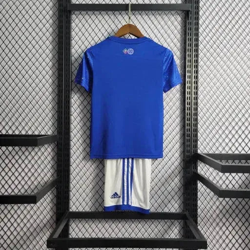 Camisa Cruzeiro Home 22/23 - Torcedor Infantil Azul - Netmantos