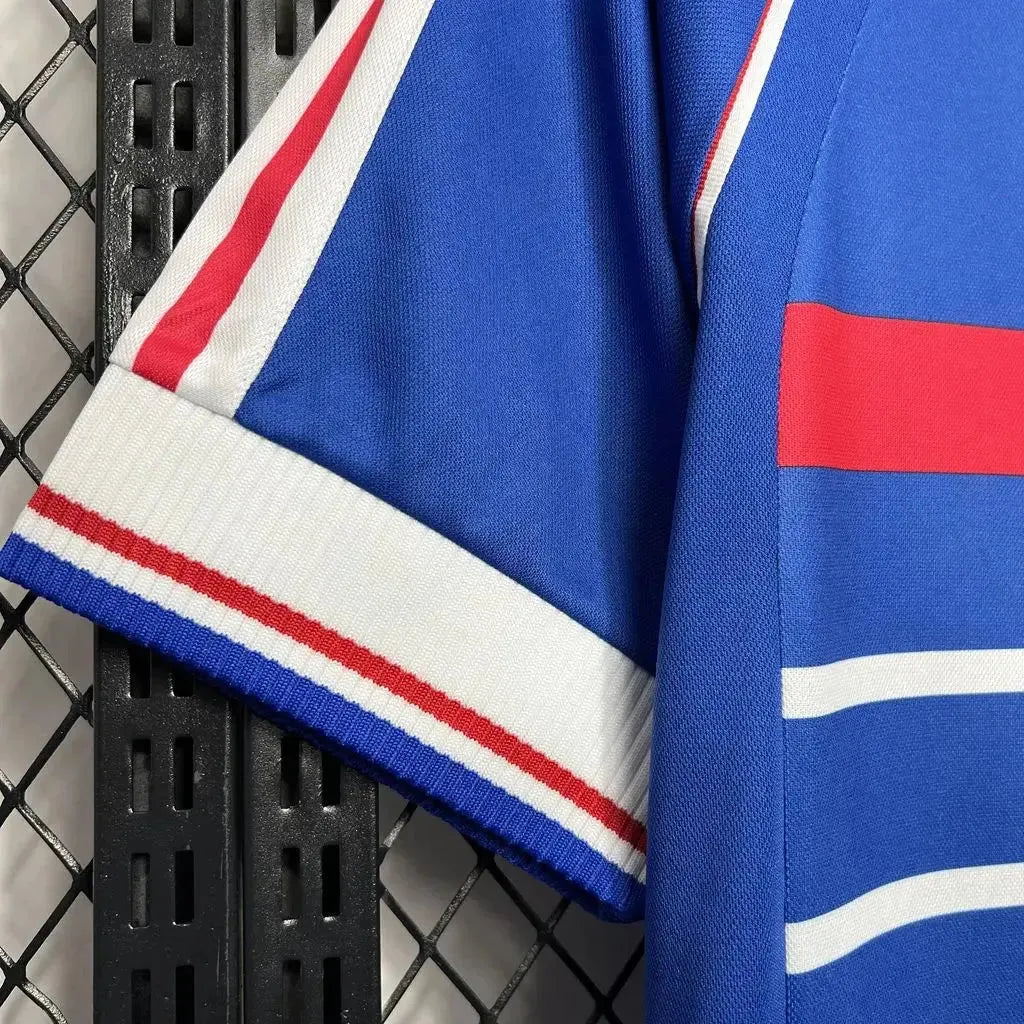 Camisa França Retrô Home 1998 - Torcedor Masculina Azul - Netmantos