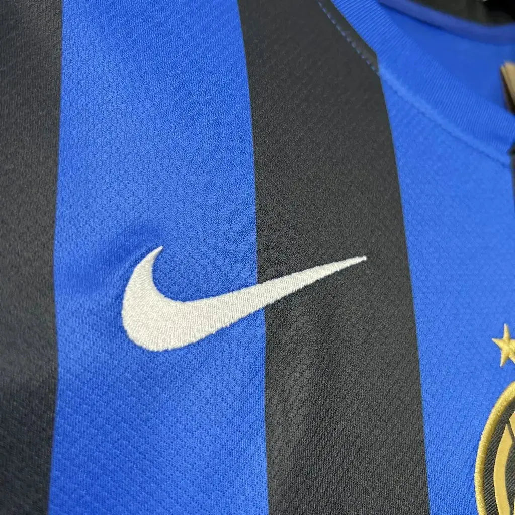 Camisa Inter de Milão Home 24/25 - Torcedor Masculina Preta e Azul - Netmantos