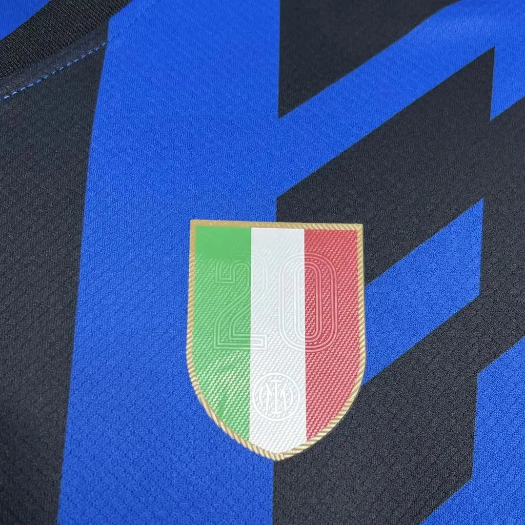 Camisa Inter de Milão Home 24/25 - Torcedor Masculina Preta e Azul - Netmantos