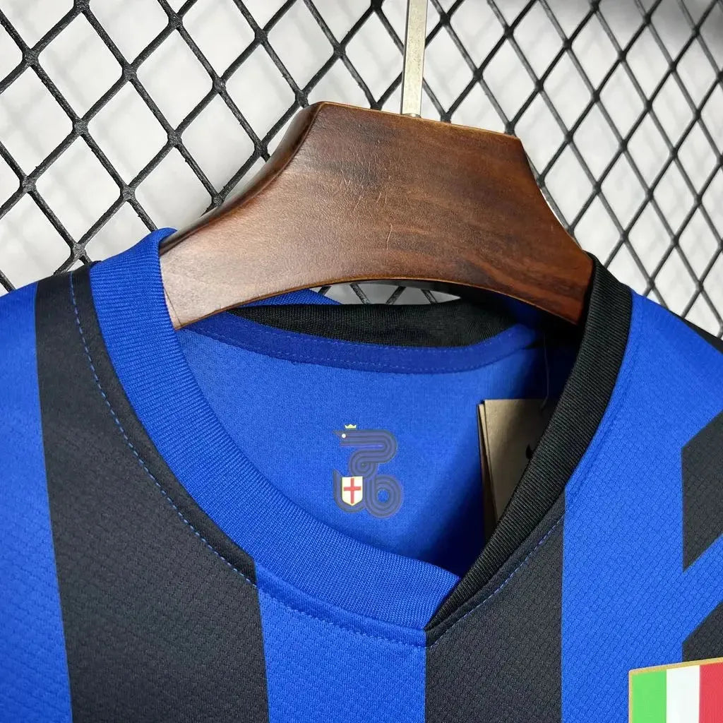 Camisa Inter de Milão Home 24/25 - Torcedor Masculina Preta e Azul - Netmantos