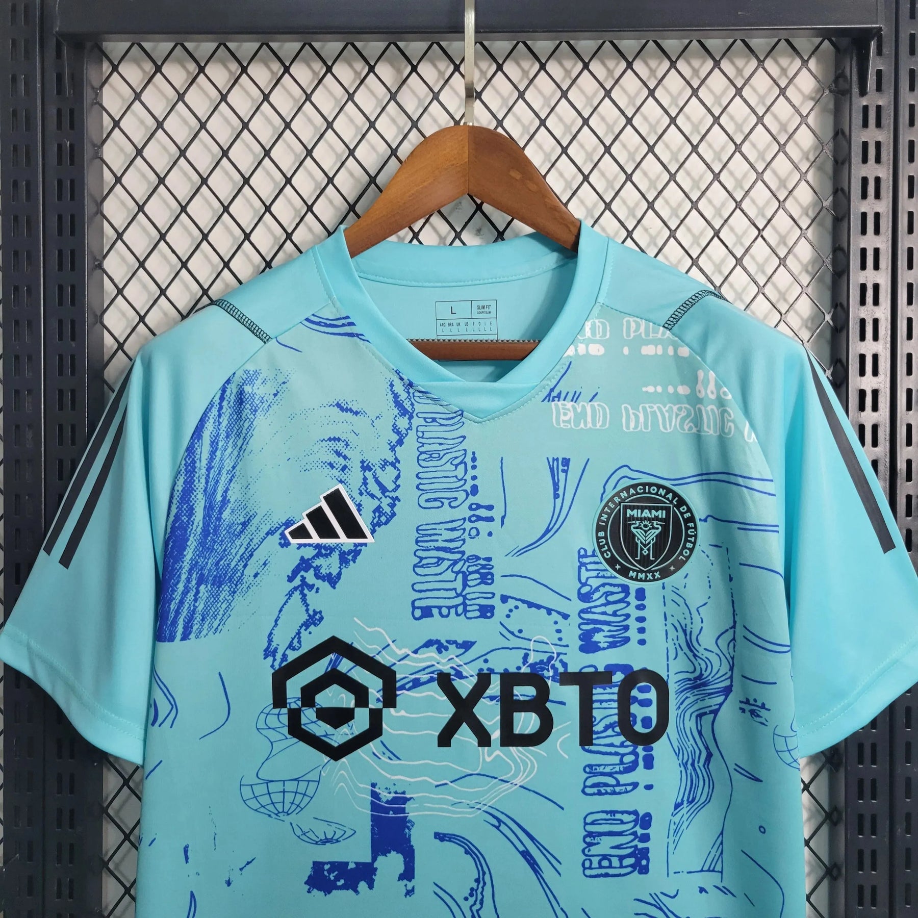 Camisa Inter Miami Treino 23/24 - Torcedor Masculina Azul - Netmantos
