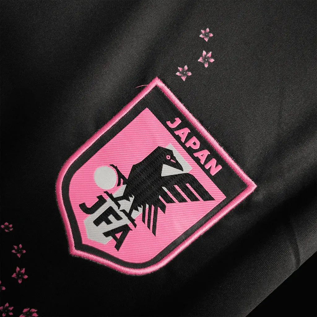 Camisa Japão Edição Especial 23/24 - Torcedor Masculina Preta e Rosa - Netmantos