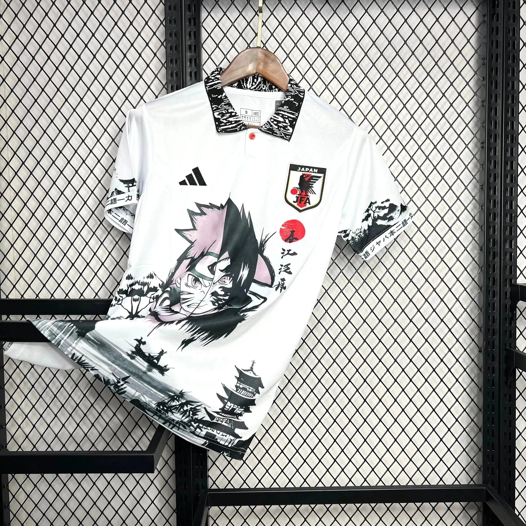 Camisa Japão Edição Uzumaki Naruto & Uchiha Sasuke 24/25 - Torcedor Masculina Branca - Netmantos