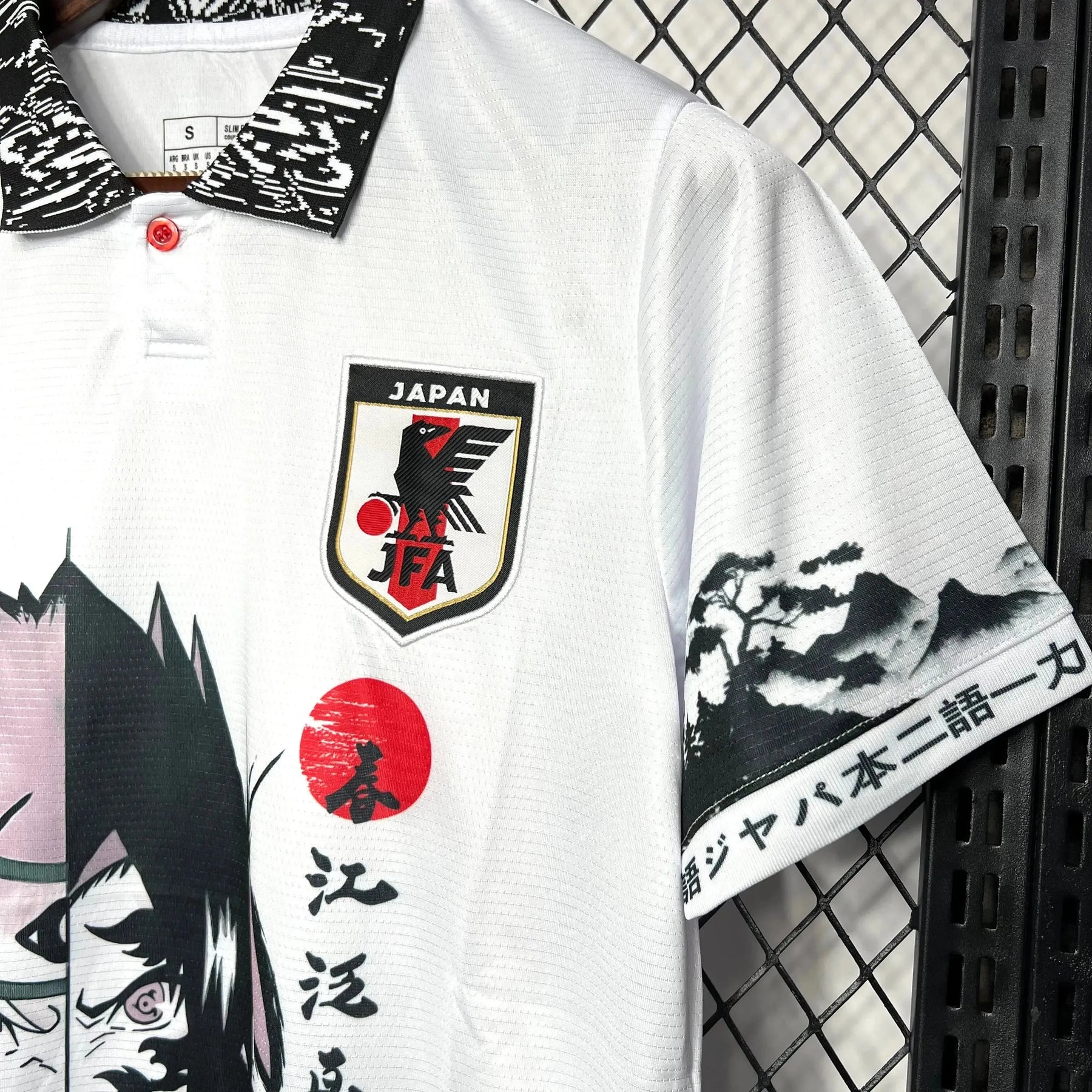 Camisa Japão Edição Uzumaki Naruto & Uchiha Sasuke 24/25 - Torcedor Masculina Branca - Netmantos