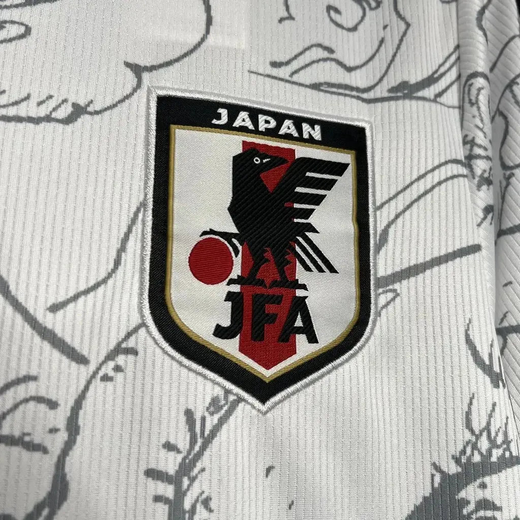 Camisa Japão ONE PIECE 24/25 - Torcedor Masculina Branca - Netmantos