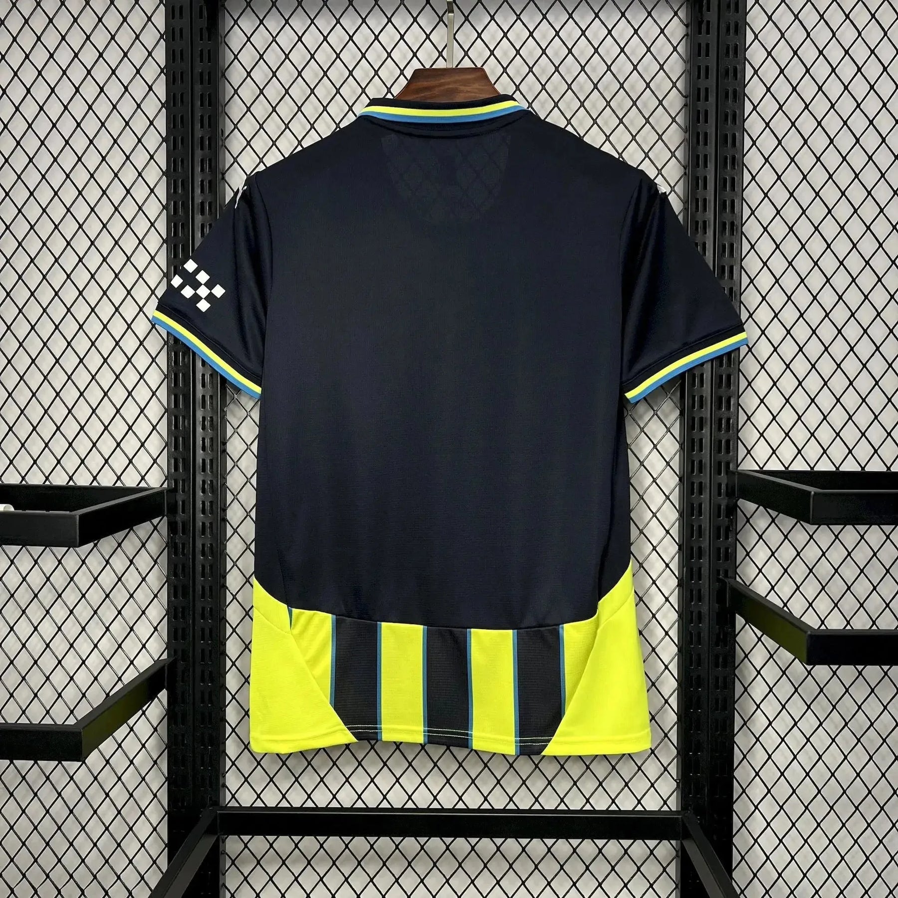 Camisa Manchester City Away 24/25 - Torcedor Masculina Preta e Verde - Netmantos