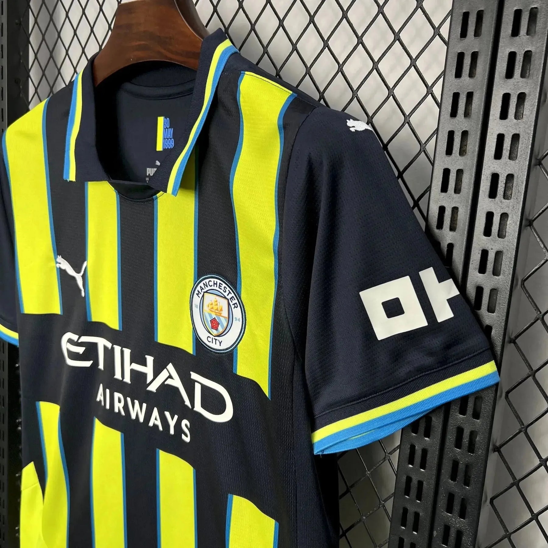 Camisa Manchester City Away 24/25 - Torcedor Masculina Preta e Verde - Netmantos