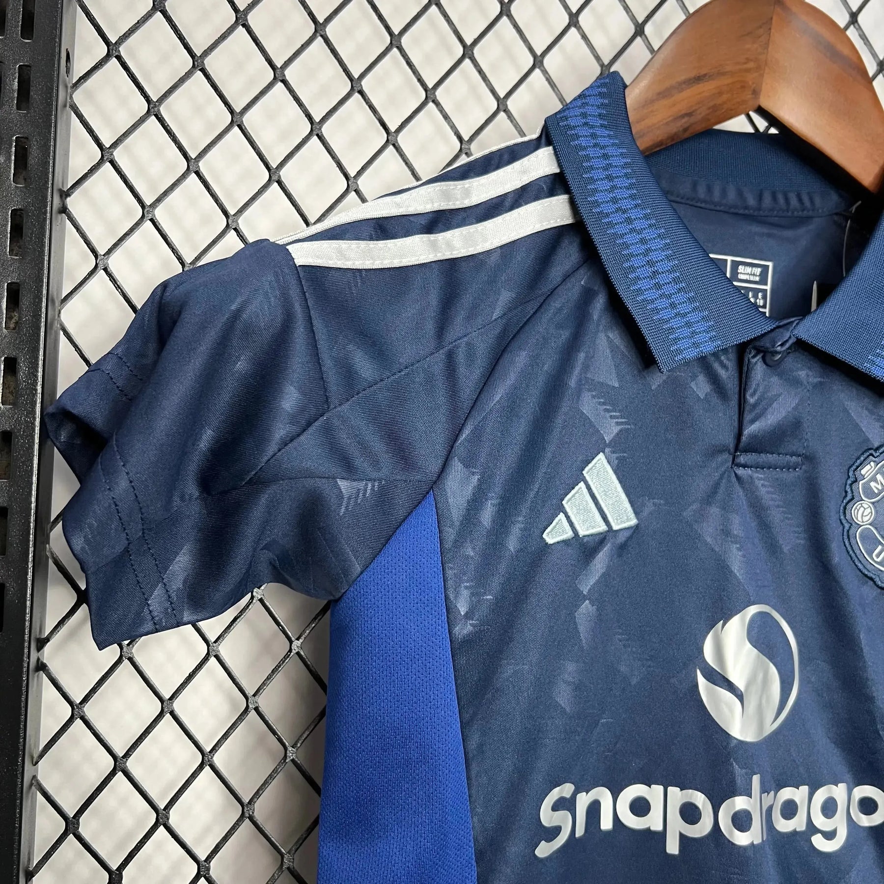 Camisa Manchester United Away 24/25 - Torcedor Infantil Azul - Netmantos