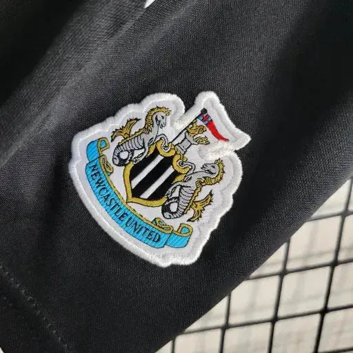 Camisa Newcastle United Home 23/24 - Torcedor Infantil Preta e Branca - Netmantos