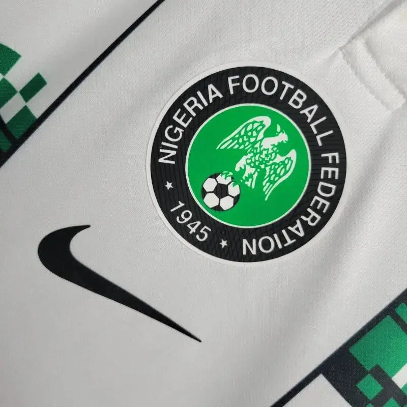 Camisa Nigéria 24/25 - Torcedor Masculina Branca - Netmantos