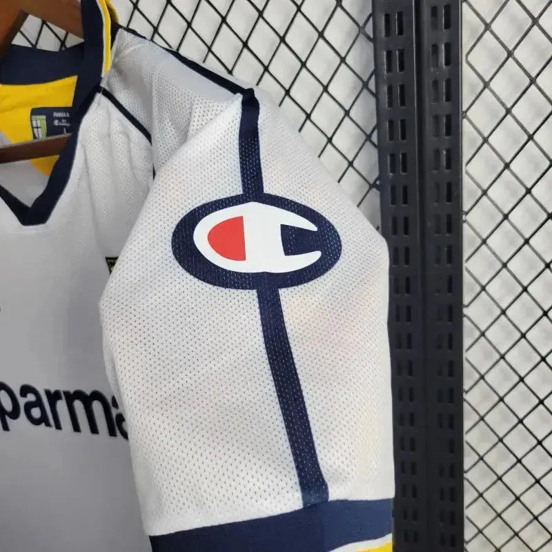 Camisa Parma Retrô Away 2003/04 - Torcedor Masculina Branca - Netmantos