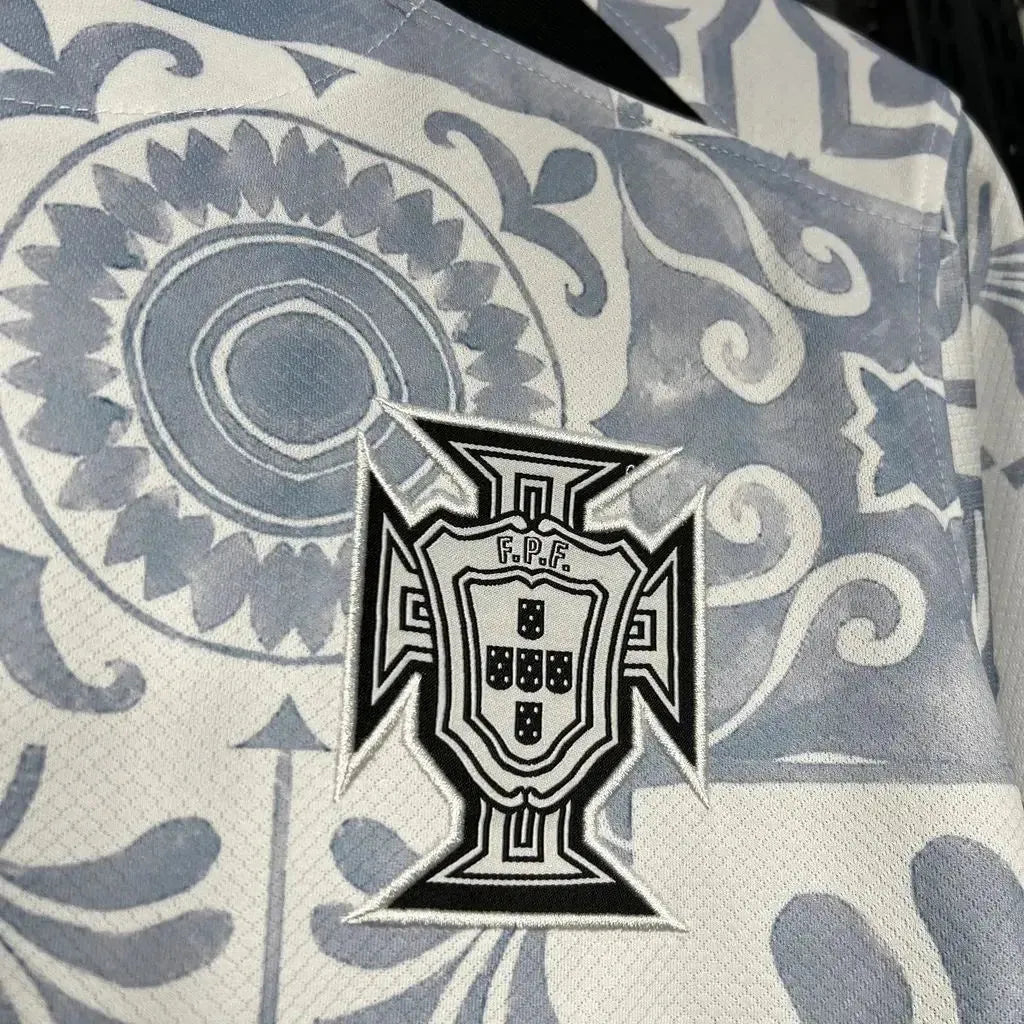 Camisa Portugal Edição Louis Vuitton 24/25 - Torcedor Masculina Branca - Netmantos