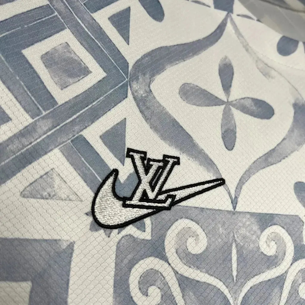 Camisa Portugal Edição Louis Vuitton 24/25 - Torcedor Masculina Branca - Netmantos