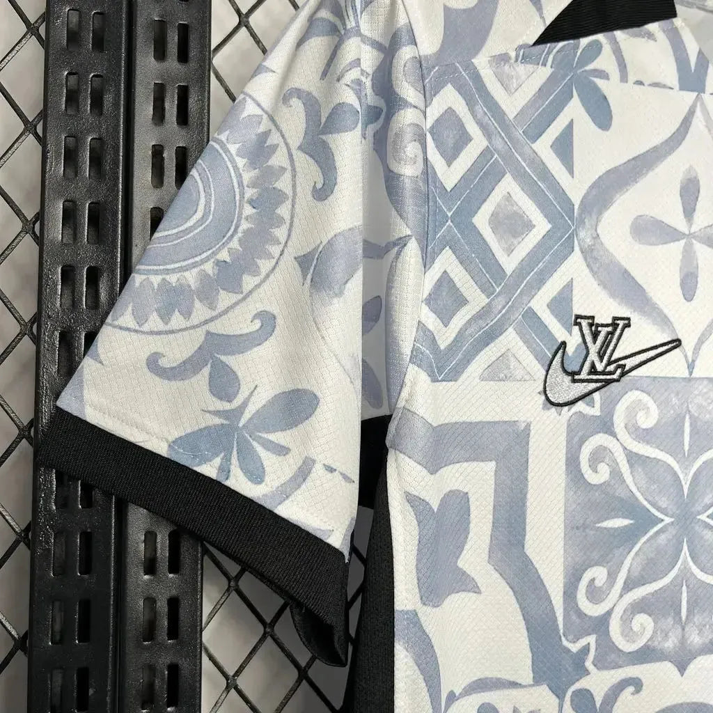 Camisa Portugal Edição Louis Vuitton 24/25 - Torcedor Masculina Branca - Netmantos