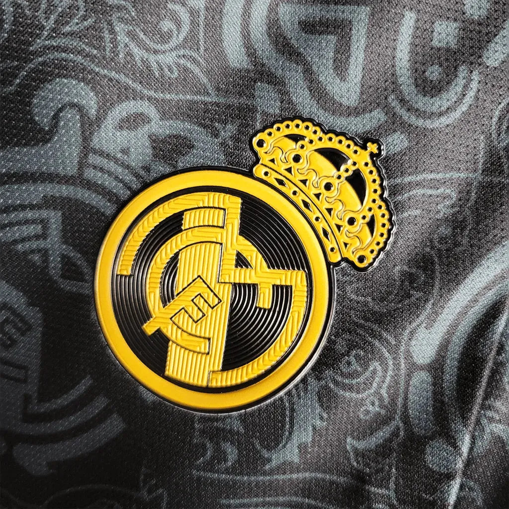 Camisa Real Madrid Concept 23/24 - Torcedor Masculina Preta - Netmantos