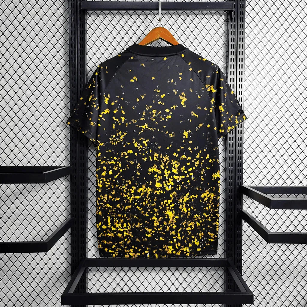 Camisa Real Madrid Edição Especial 20/21 - Torcedor Masculina Preta e Amarela - Netmantos