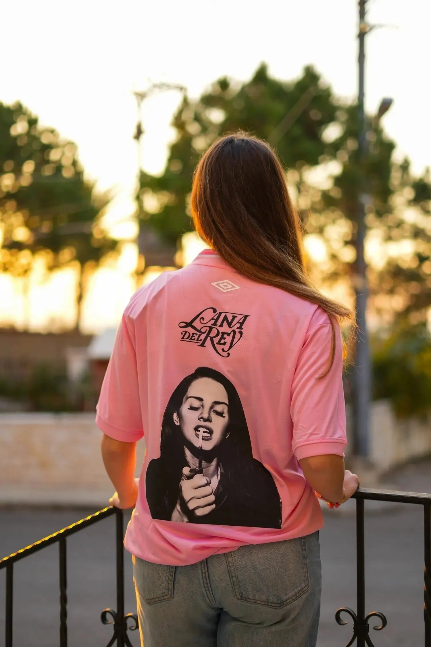 Camisa Santista X Lana Del Rey - Torcedor Unissex Rosa - Netmantos