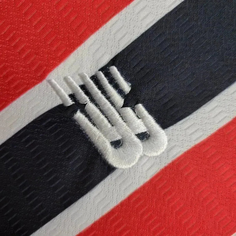 Camisa São Paulo Away 24/25 - Torcedor Infantil Vermelha e Preta New Balance - Netmantos