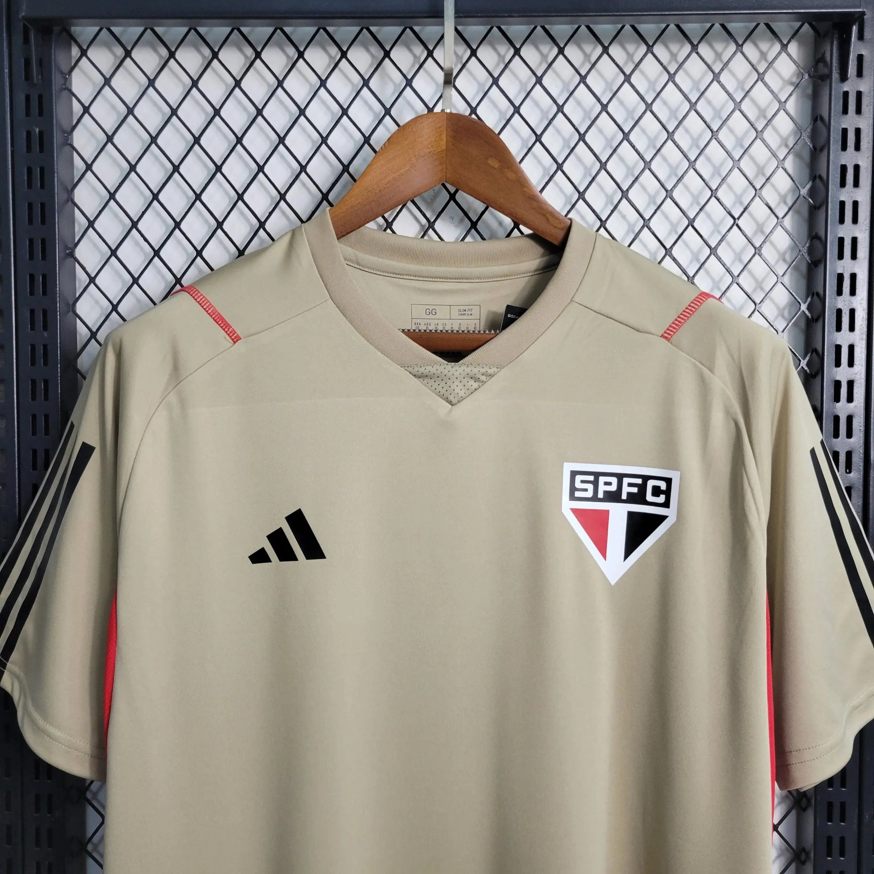 Camisa São Paulo Treino 23/24 - Torcedor Masculina Bege - Netmantos
