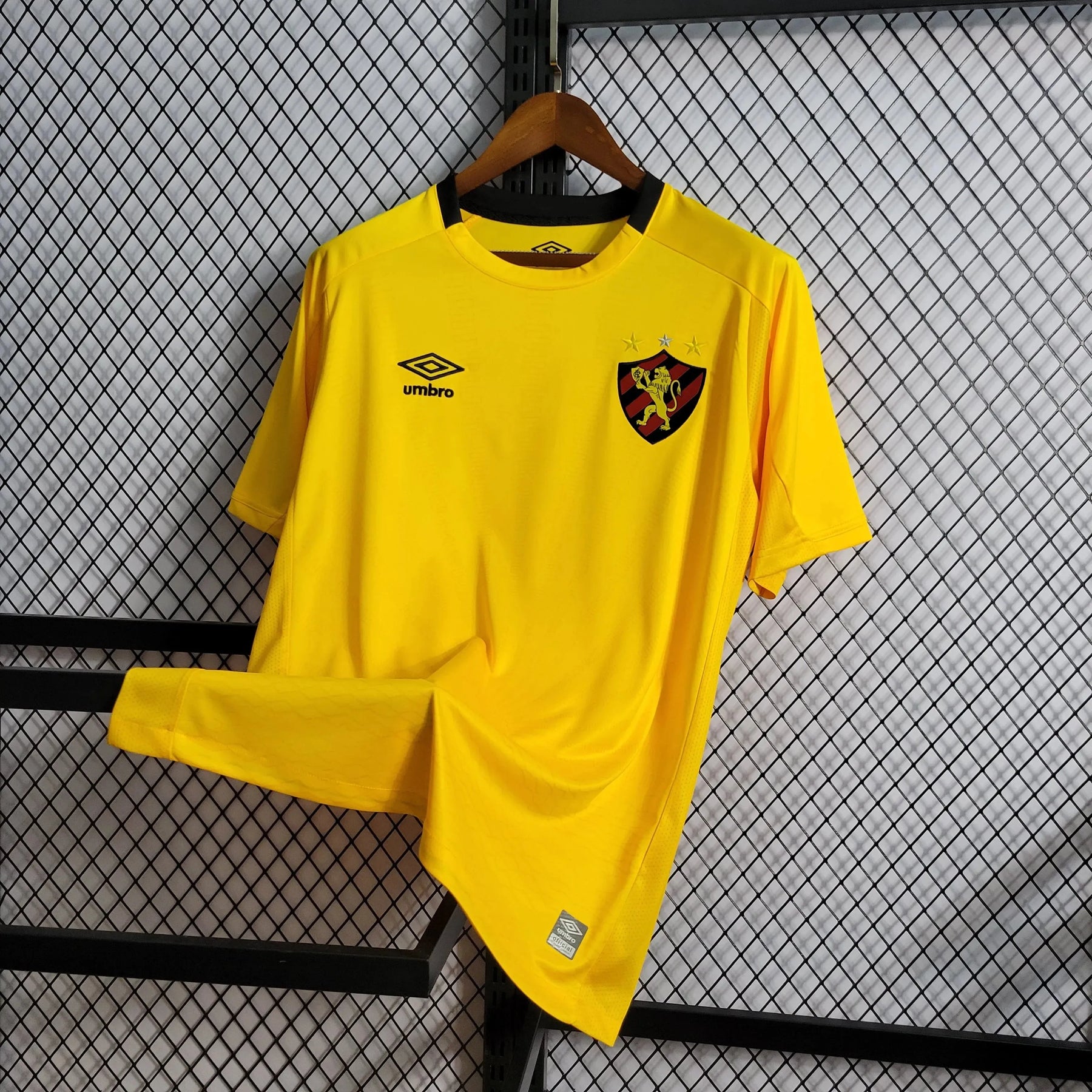 Camisa Sport Club Recife Goleiro 22/23 - Torcedor Masculina Amarela - Netmantos