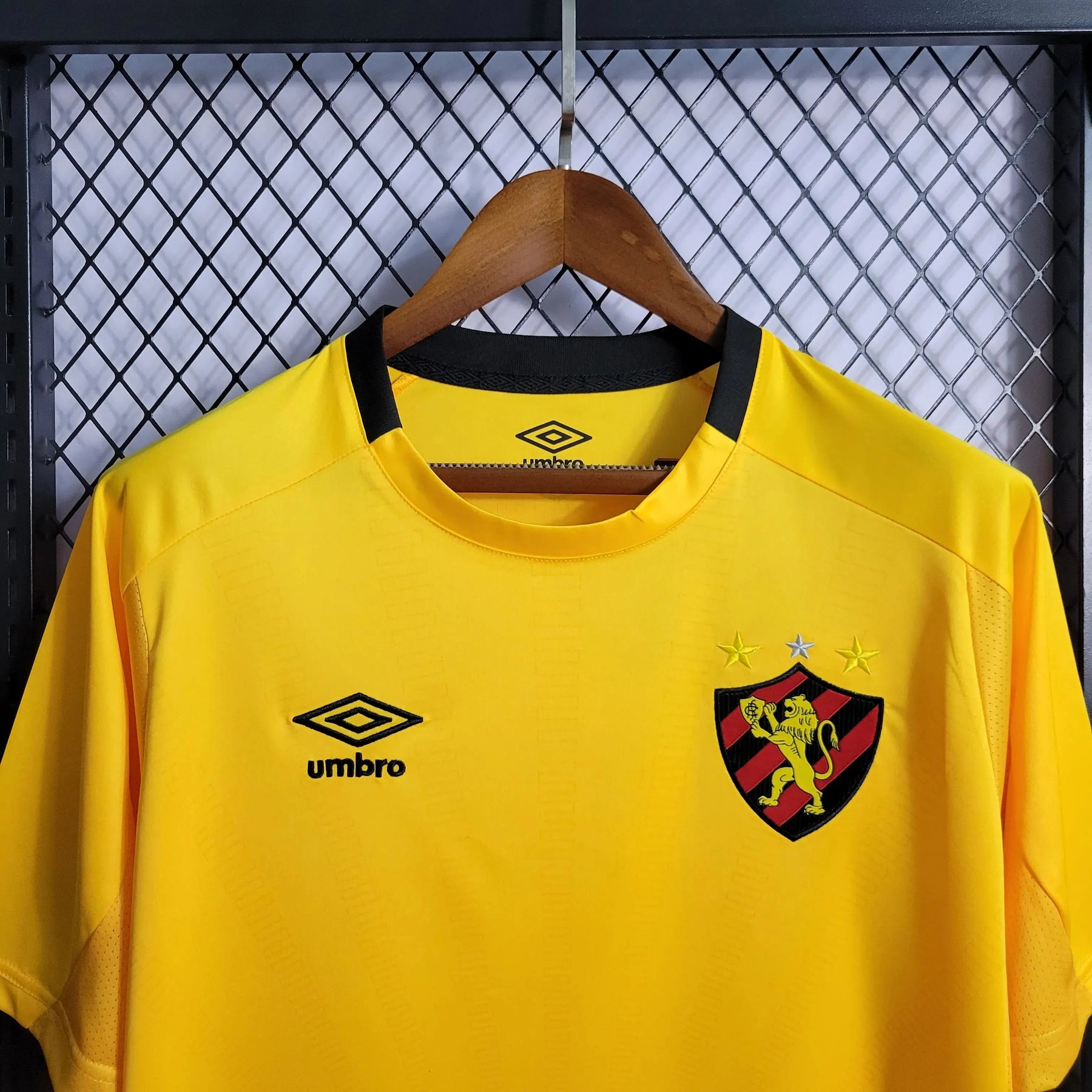 Camisa Sport Club Recife Goleiro 22/23 - Torcedor Masculina Amarela - Netmantos