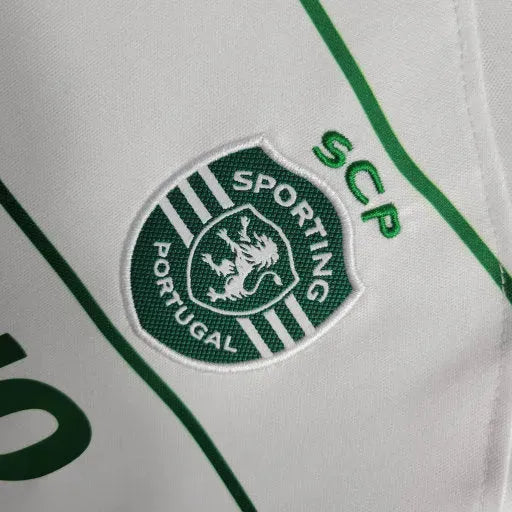 Camisa Sporting Away 23/24 - Torcedor Infantil Branca - Netmantos