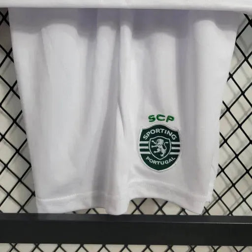 Camisa Sporting Away 23/24 - Torcedor Infantil Branca - Netmantos