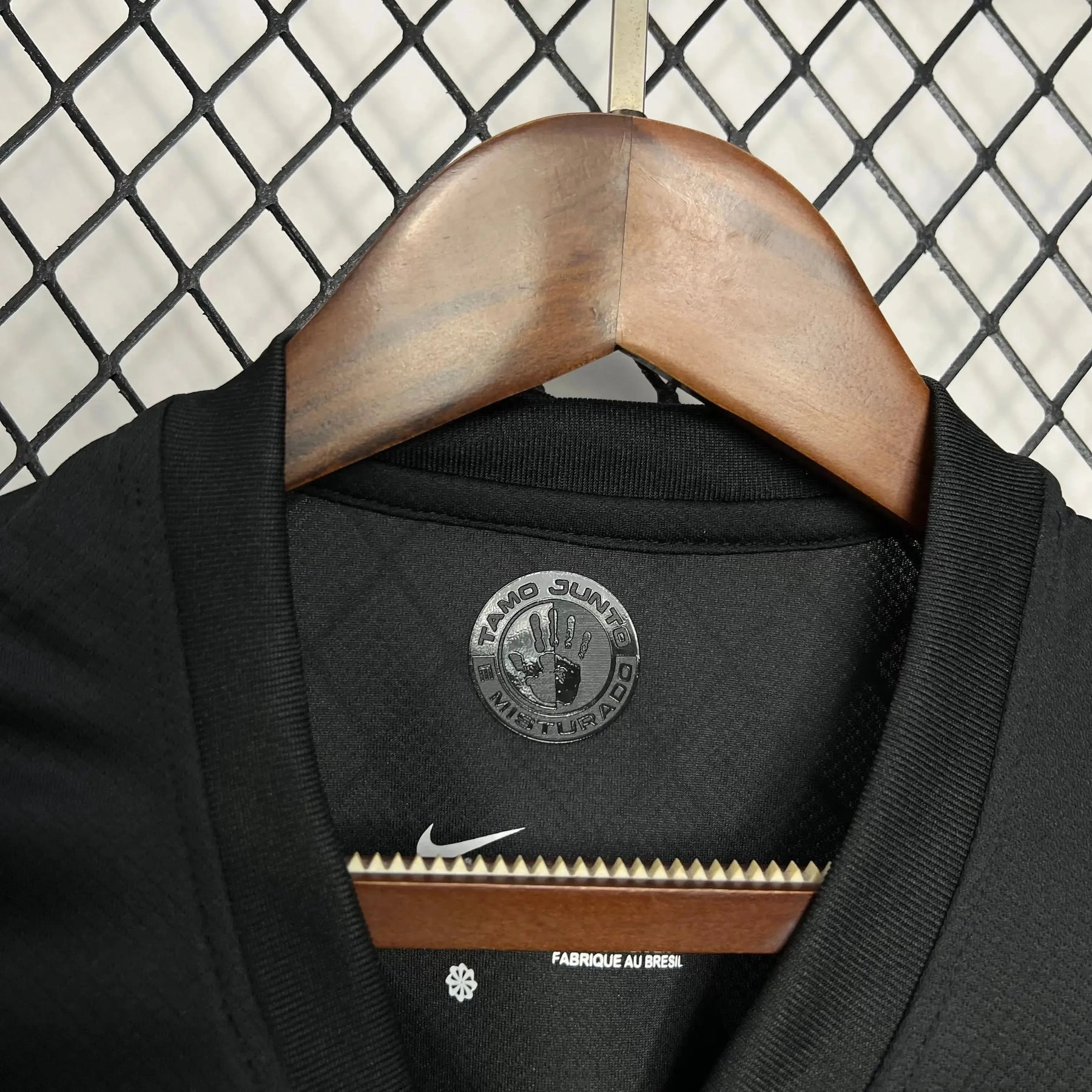 Camisa Timão Away 24/25 - Torcedor Feminina Preta - Netmantos
