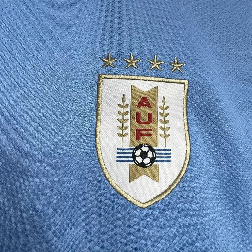 Camisa Uruguai Home 24/25 - Torcedor Masculina Azul - Netmantos