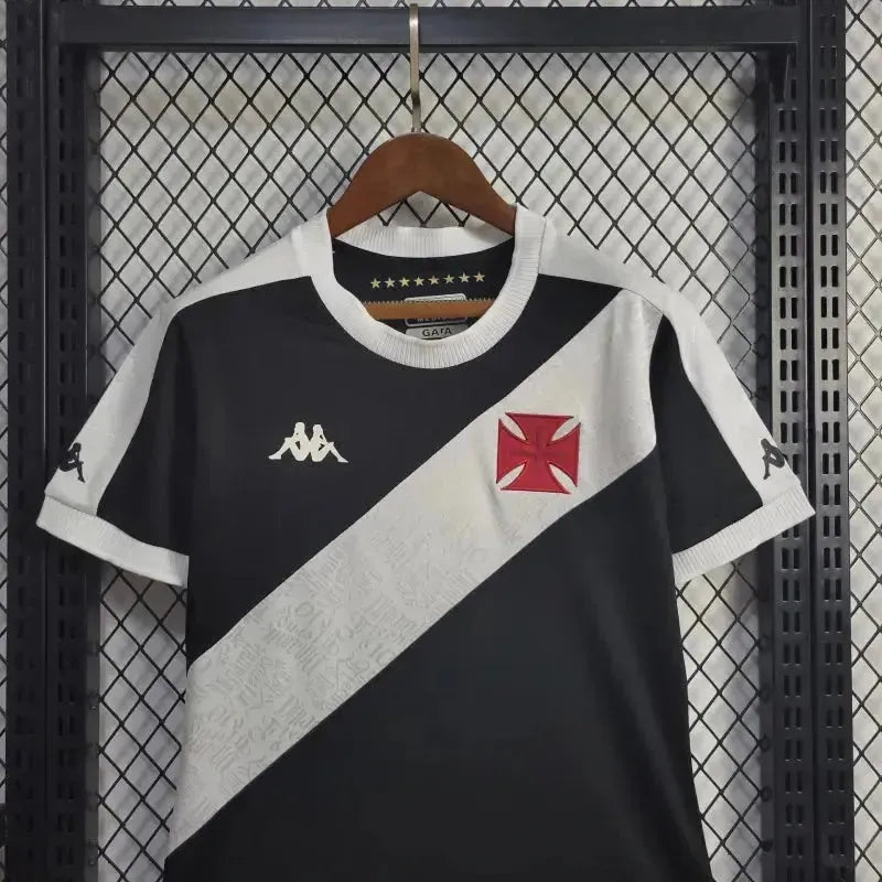 Camisa Vasco Home 24/25 - Torcedor Feminina Preta - Netmantos