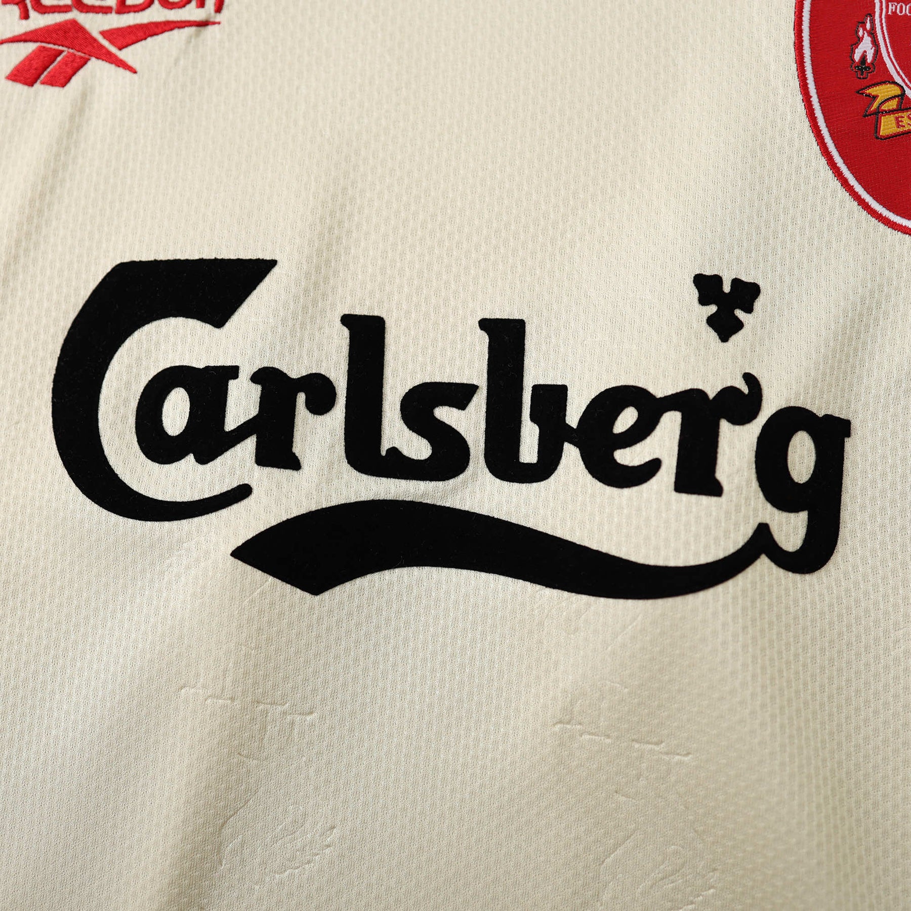 Liverpool Retro Away Shirt 1996/97 - Men's Supporter Beige